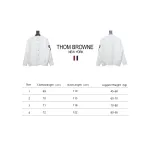 Thom Browne 24FW Four-Bar Lapel Jacket White