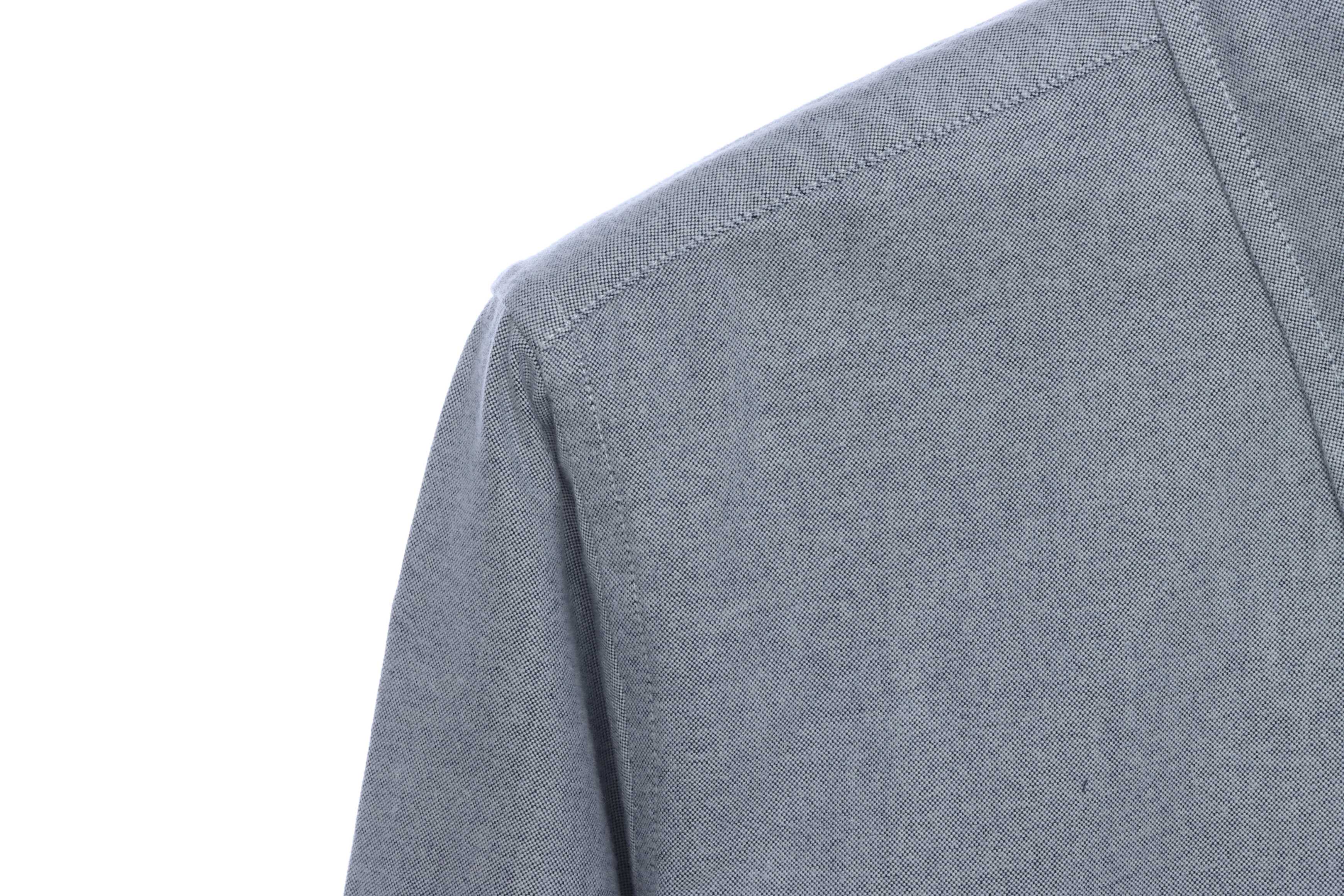 (Special Offer) Thom Browne Three-Stripes Web Blend Long Sleeve Shirt