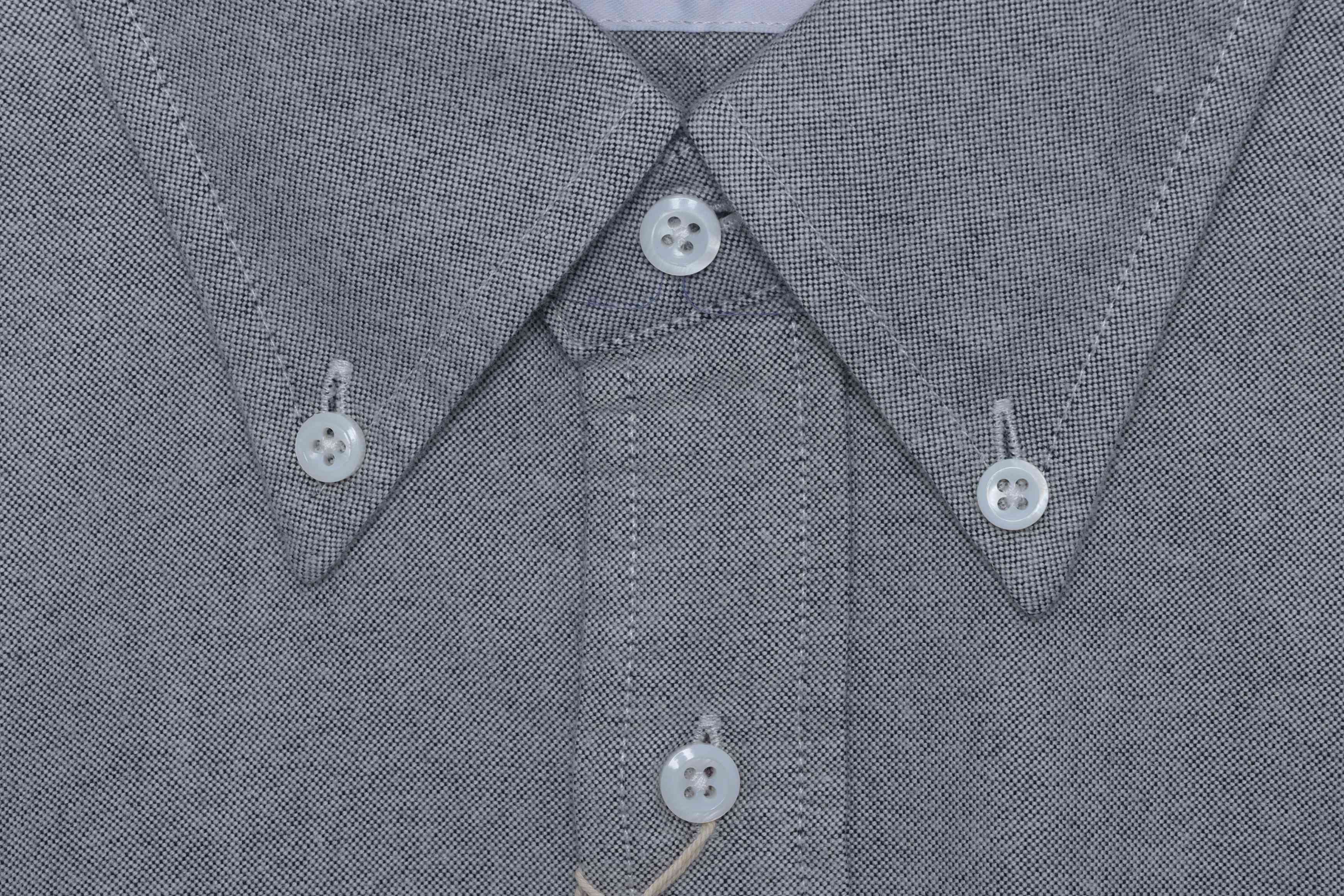 (Special Offer) Thom Browne Three-Stripes Web Blend Long Sleeve Shirt