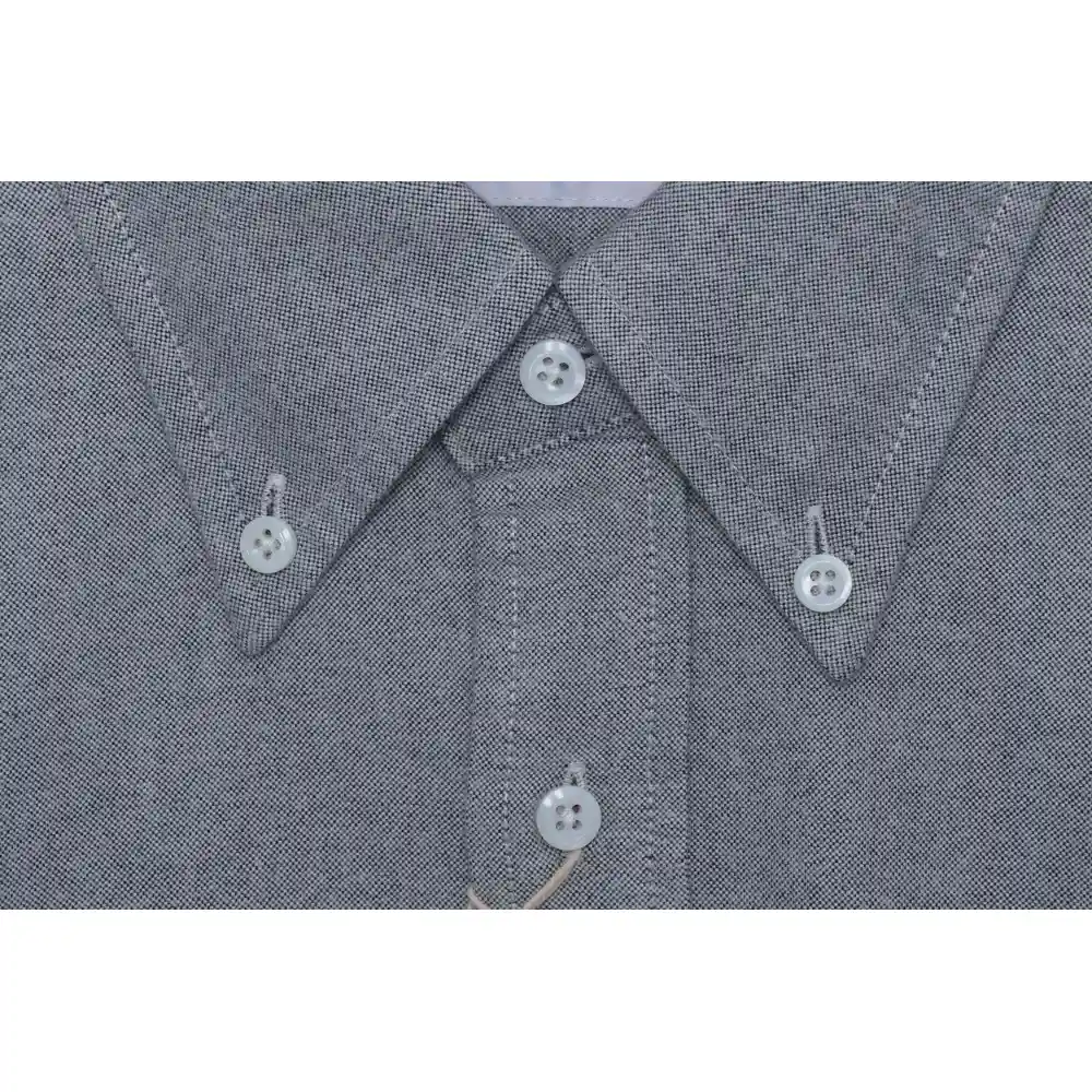 (Special Offer) Thom Browne Three-Stripes Web Blend Long Sleeve Shirt