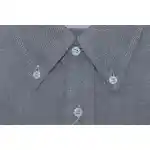 (Special Offer) Thom Browne Three-Stripes Web Blend Long Sleeve Shirt