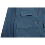 Thom Browne Blue Denim Cargo Jacket