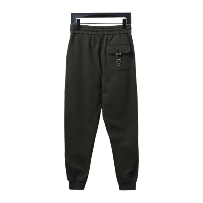 Thom Browne Check Patch 3D Embroidered Cotton Knit Trousers