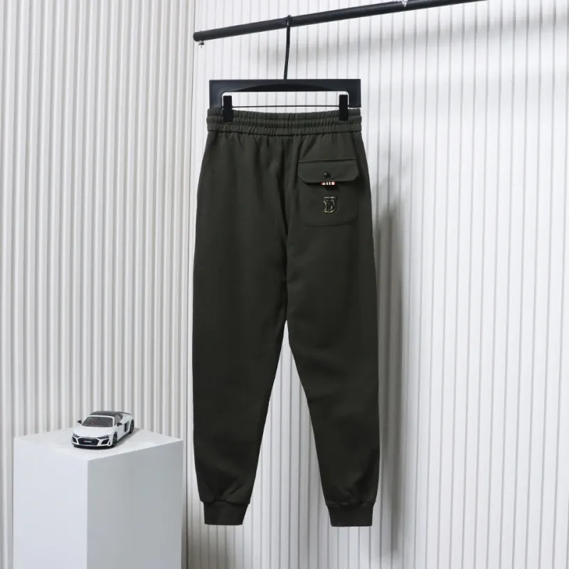 Thom Browne Check Patch 3D Embroidered Cotton Knit Trousers