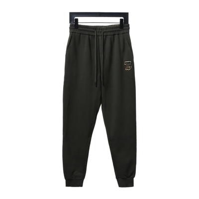Thom Browne Check Patch 3D Embroidered Cotton Knit Trousers 01