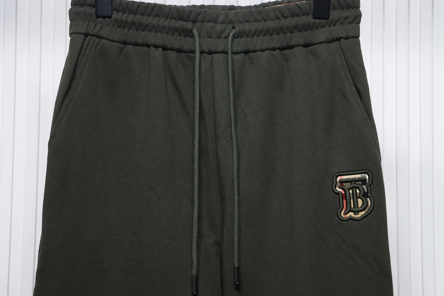 Thom Browne Check Patch 3D Embroidered Cotton Knit Trousers