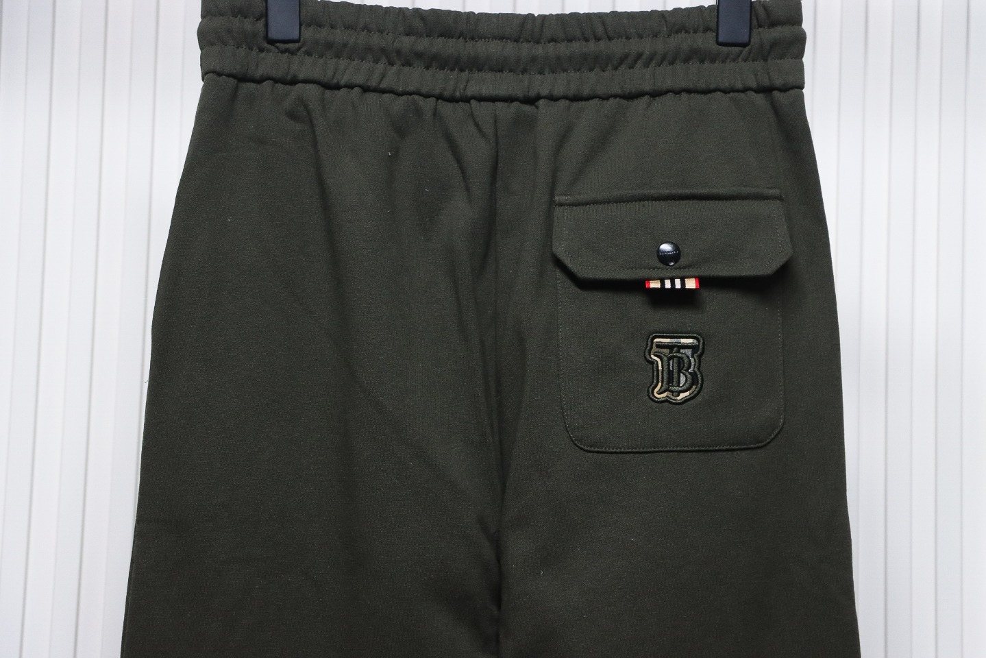 Thom Browne Check Patch 3D Embroidered Cotton Knit Trousers