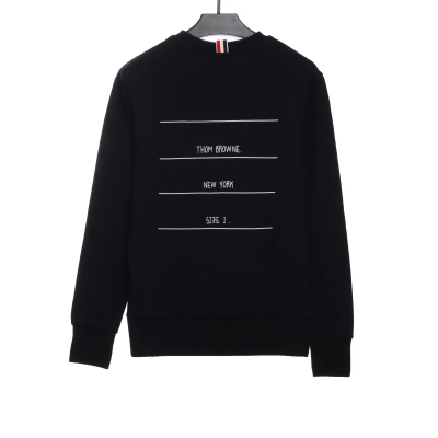 Thom Browne Classic Back Digital Print Hoodie Black 02
