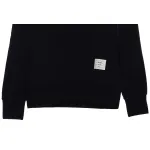 Thom Browne Classic Back Digital Print Hoodie Black