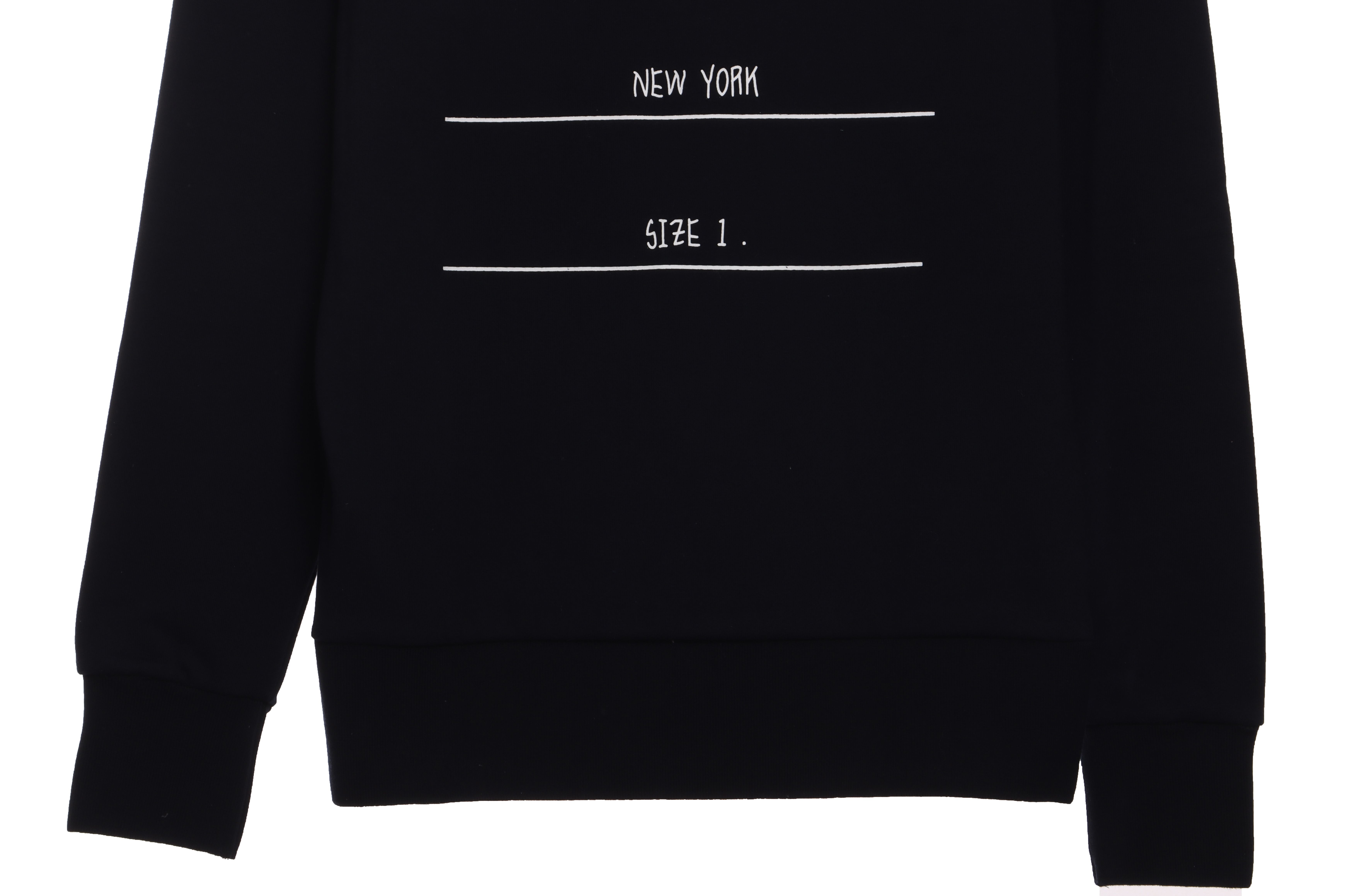 Thom Browne Classic Back Digital Print Hoodie Black