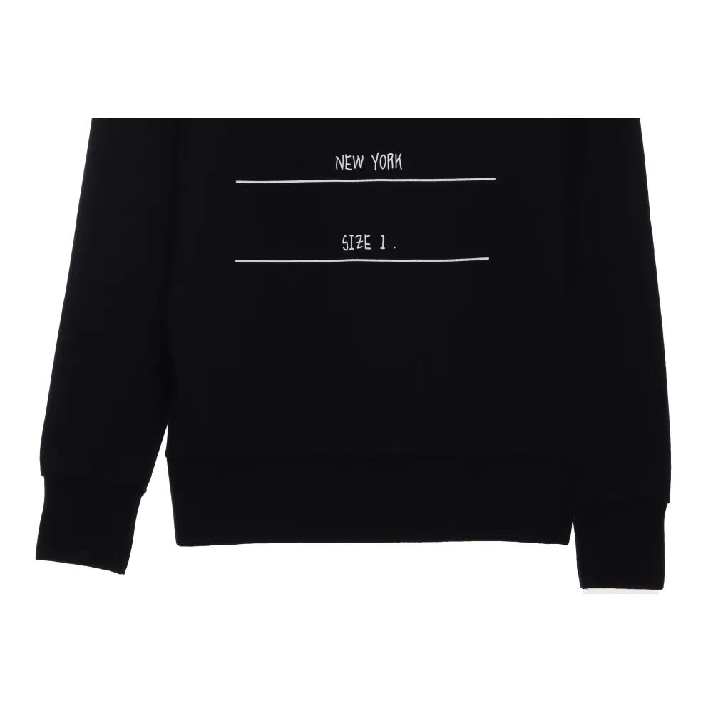 Thom Browne Classic Back Digital Print Hoodie Black