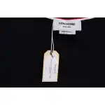 Thom Browne Classic Back Digital Print Hoodie Black