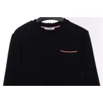 Thom Browne Classic Back Digital Print Hoodie Black