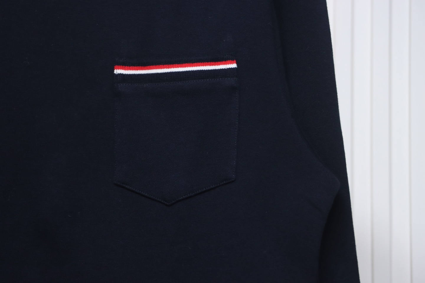 Thom Browne Classic Back Digital Print Hoodie Blue