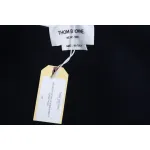 Thom Browne Classic Back Digital Print Hoodie Blue