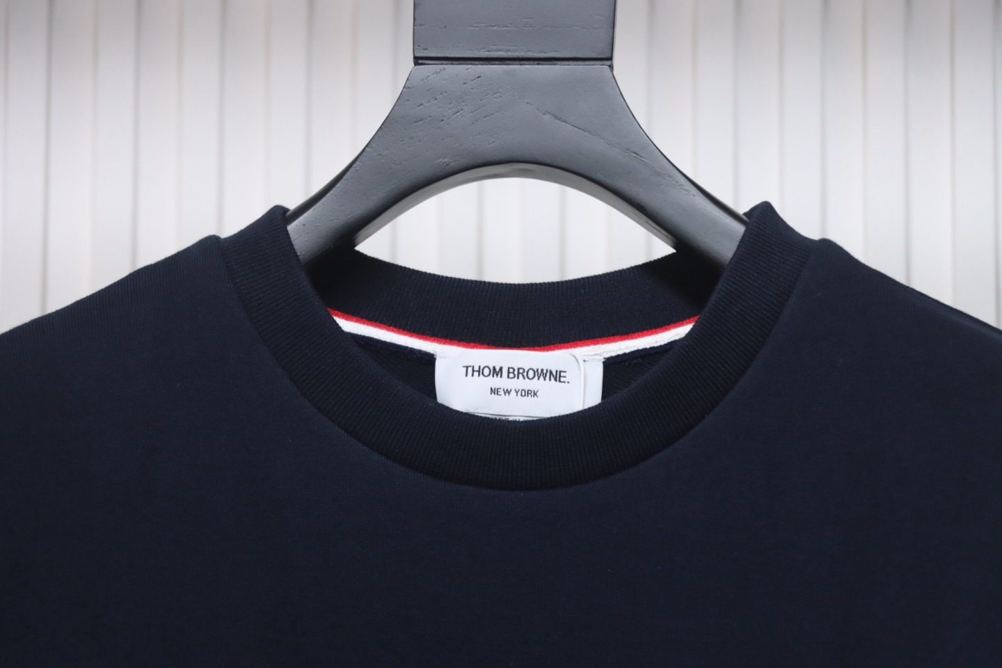 Thom Browne Classic Back Digital Print Hoodie Blue