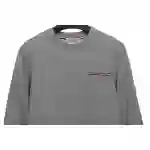 Thom Browne Classic Back Digital Print Hoodie Dark Grey