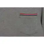 Thom Browne Classic Back Digital Print Hoodie Dark Grey