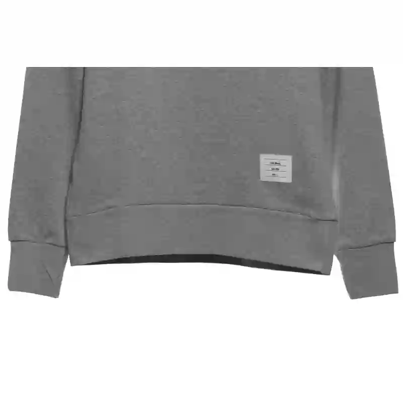 Thom Browne Classic Back Digital Print Hoodie Dark Grey