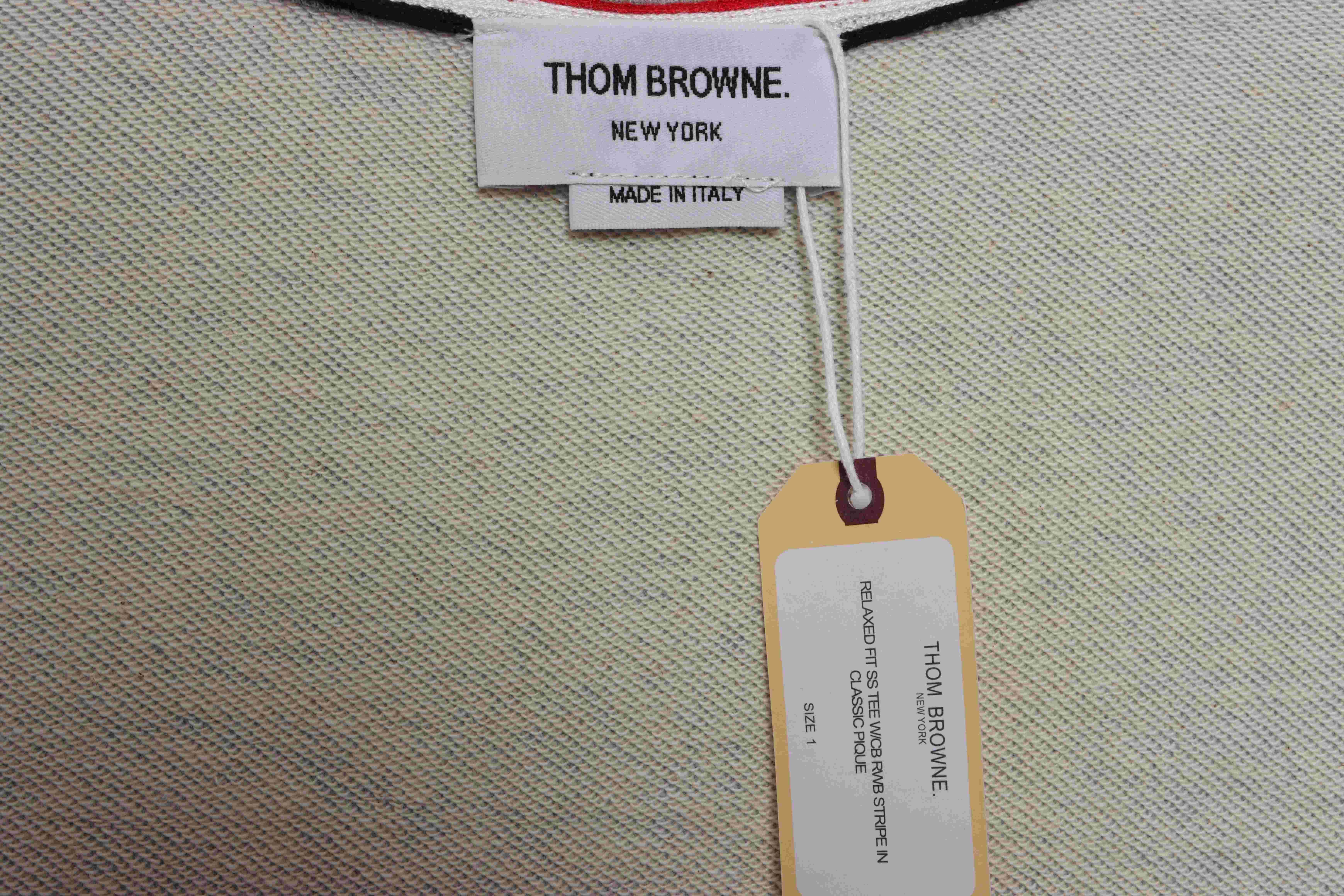 Thom Browne Classic Back Digital Print Hoodie Dark Grey