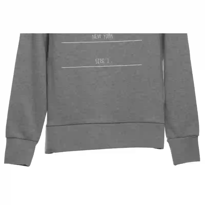 Thom Browne Classic Back Digital Print Hoodie Dark Grey