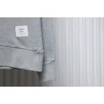 Thom Browne Classic Back Digital Print Hoodie Grey