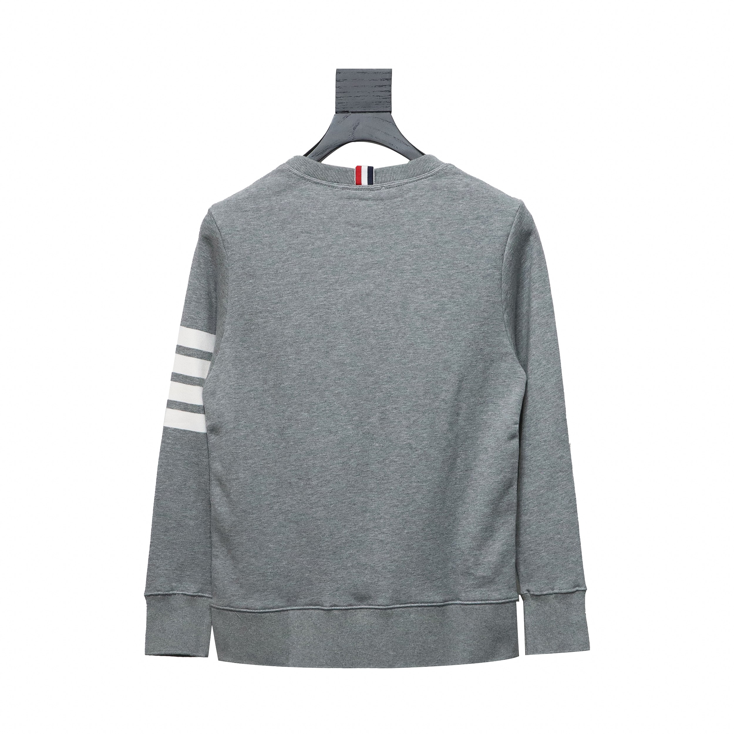 Thom Browne Classic Crew Neck Hoodie Grey