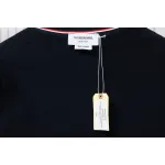 Thom Browne Classic Crew Neck Hoodie Navy