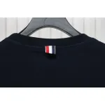 Thom Browne Classic Crew Neck Hoodie Navy