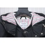 Thom Browne Classic Four-Bar Webbing Down Jacket Black