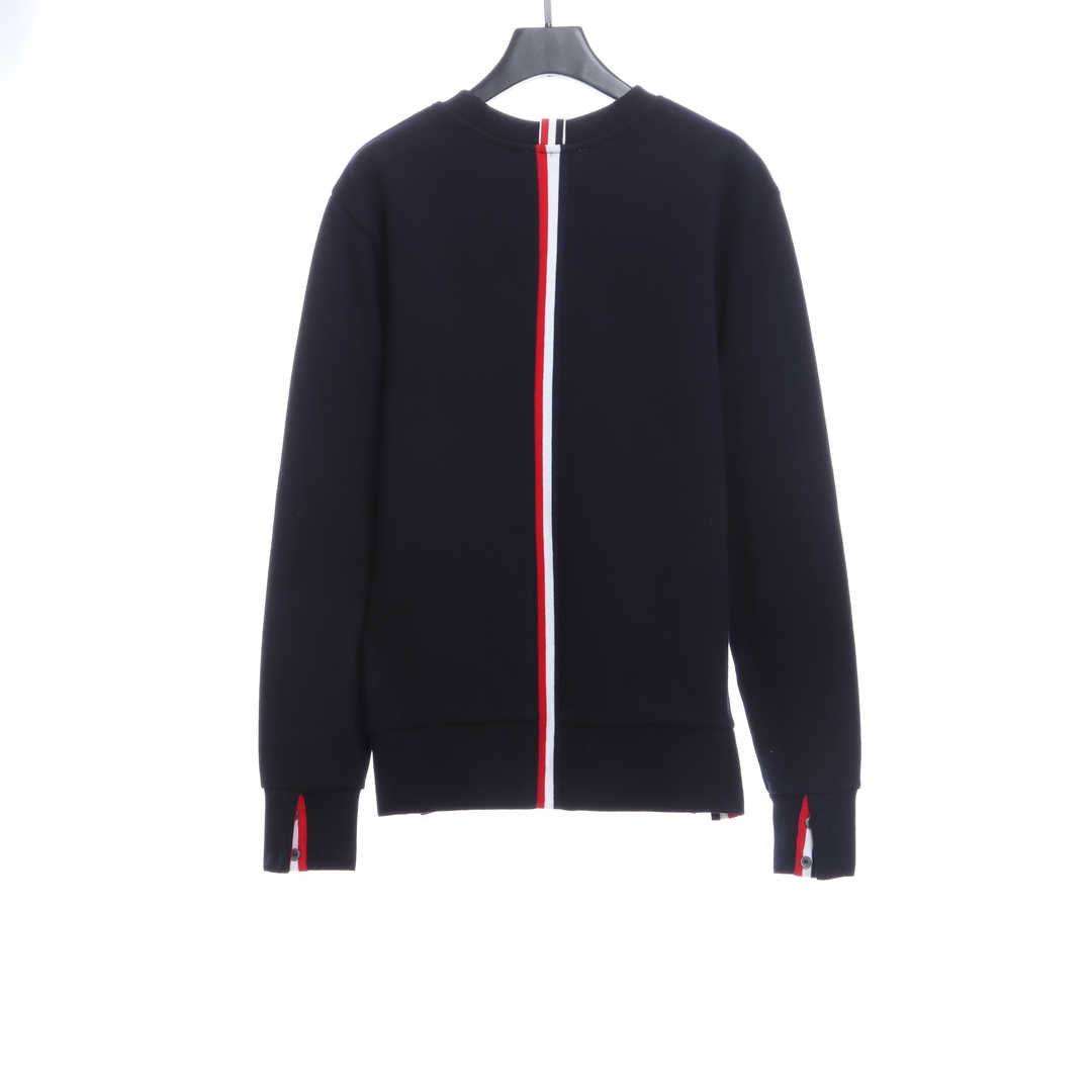 Thom Browne Classic Hoodie With Center Back Webbing