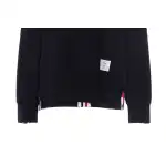 Thom Browne Classic Hoodie With Center Back Webbing