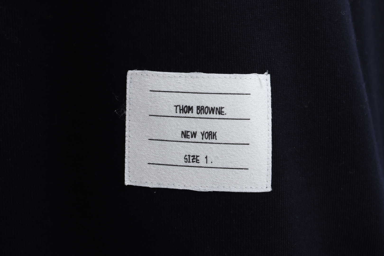 Thom Browne Classic Hoodie With Center Back Webbing