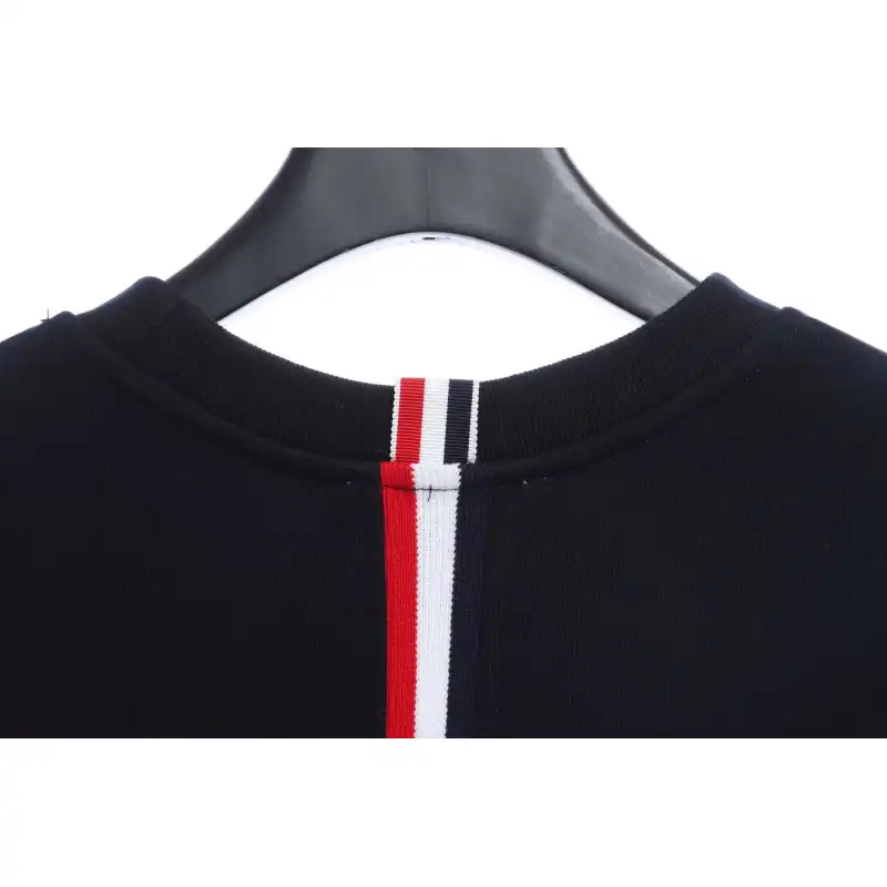 Thom Browne Classic Hoodie With Center Back Webbing