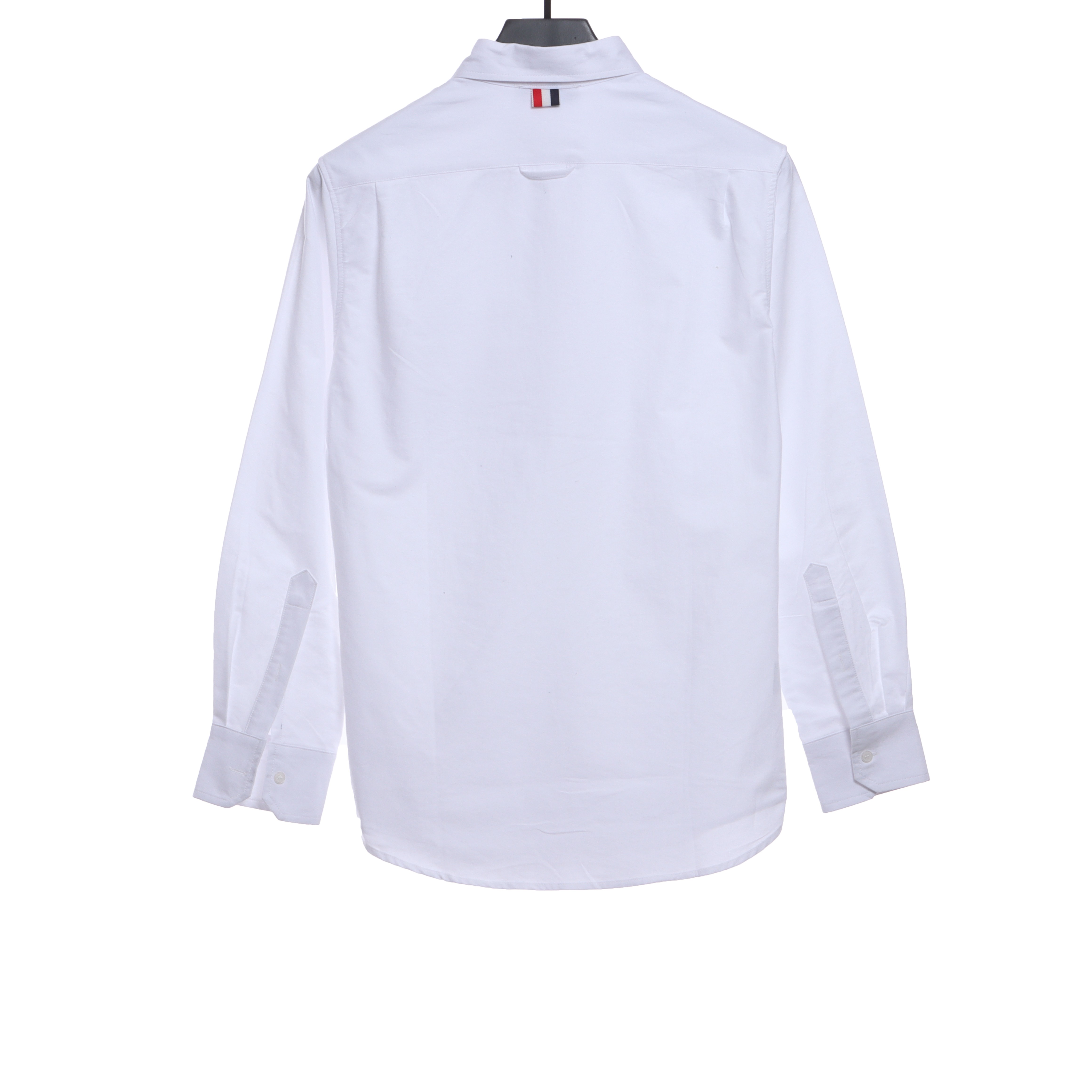 Thom Browne Classic Placket Web Long Sleeve Shirt