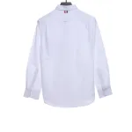 Thom Browne Classic Placket Web Long Sleeve Shirt