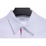 Thom Browne Classic Placket Web Long Sleeve Shirt