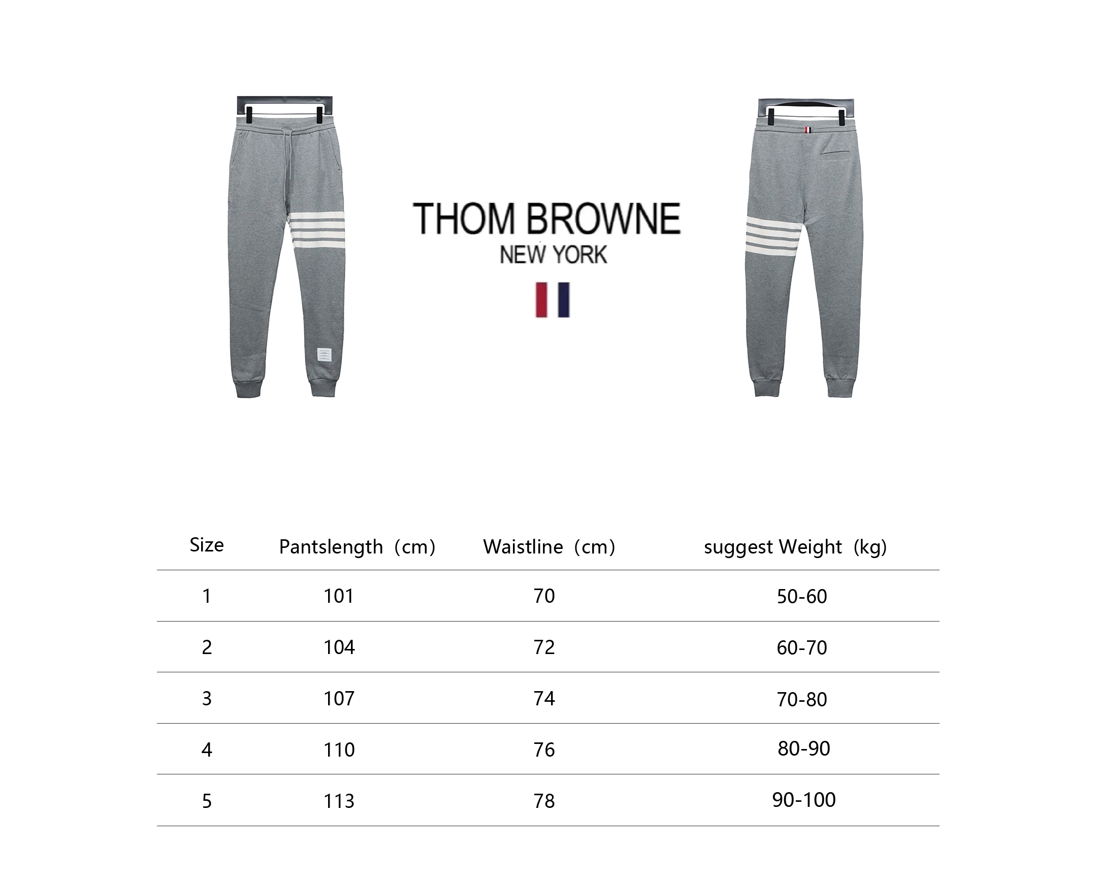 Thom Browne Classic Trousers Grey