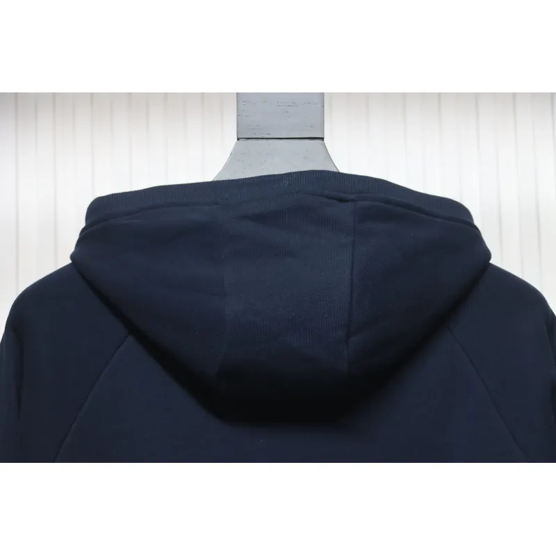 Thom Browne Classic Zip Hoodie Blue