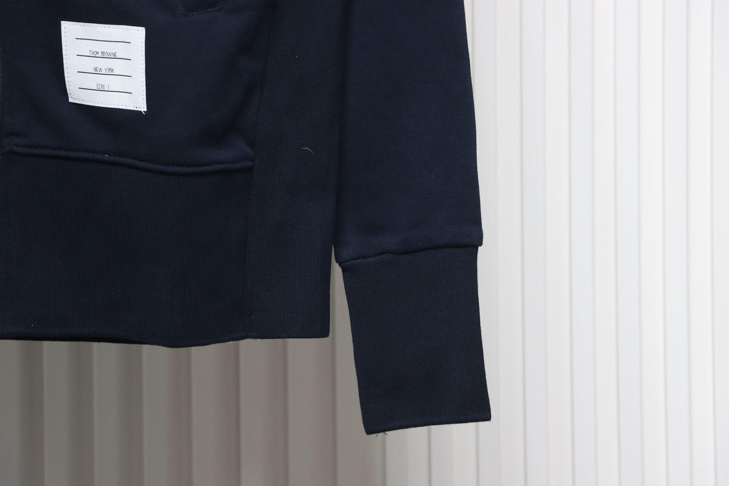 Thom Browne Classic Zip Hoodie Blue