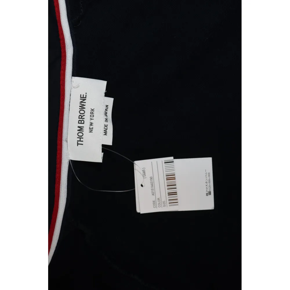 Thom Browne Classic Zip Hoodie Blue