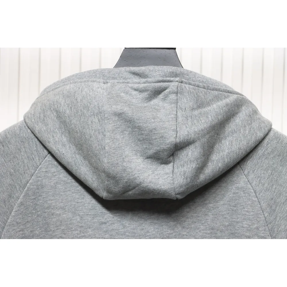 Thom Browne Classic Zip Hoodie Grey