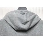 Thom Browne Classic Zip Hoodie Grey