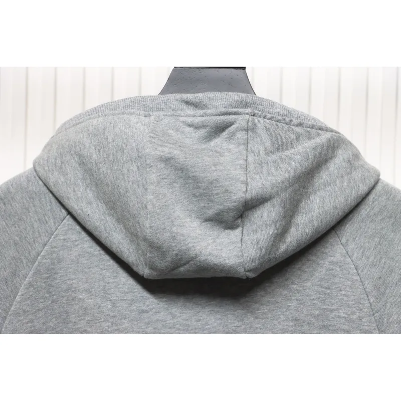 Thom Browne Classic Zip Hoodie Grey