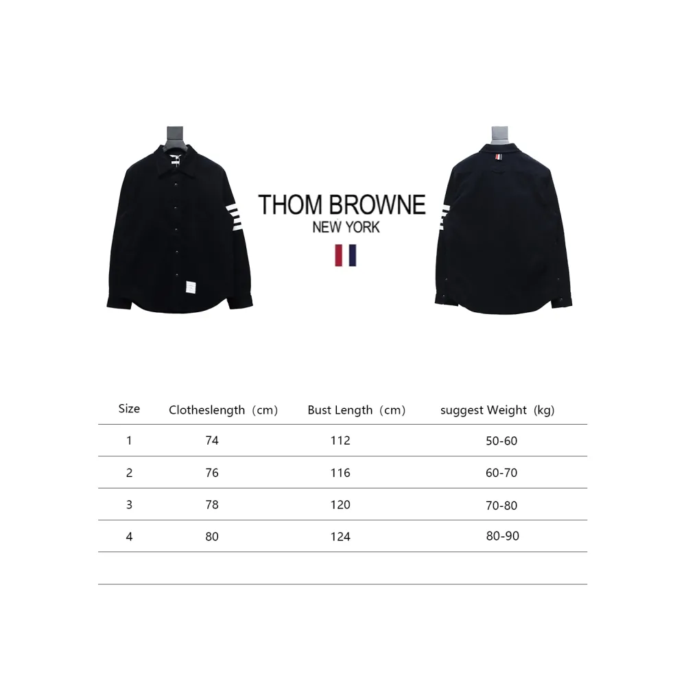Thom Browne Corduroy Shirt Black