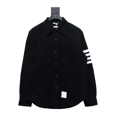 Thom Browne Corduroy Shirt Black 01