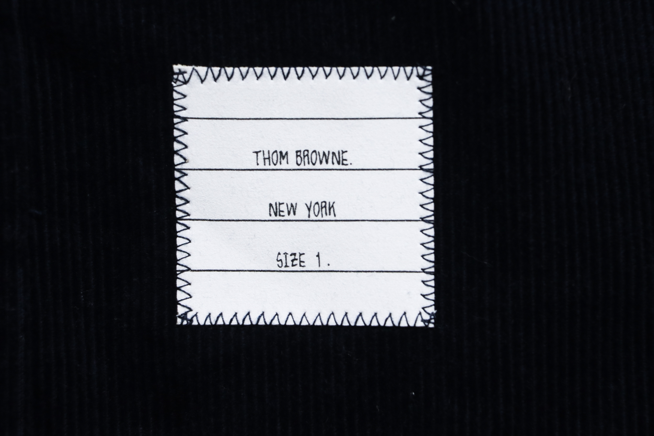 Thom Browne Corduroy Shirt Black