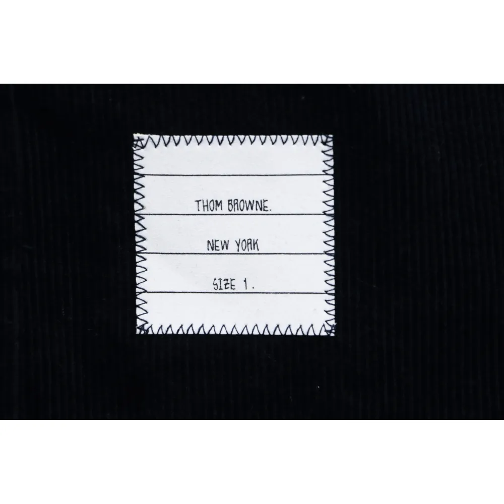 Thom Browne Corduroy Shirt Black