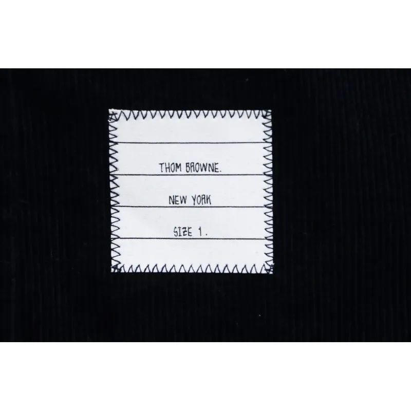 Thom Browne Corduroy Shirt Black
