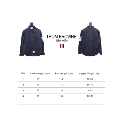 Thom Browne Corduroy Shirt Grey 02